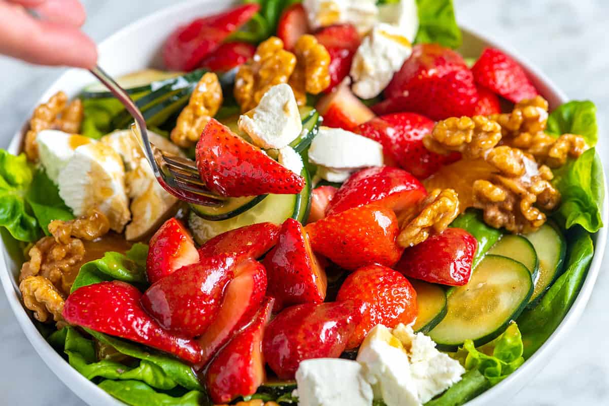 Strawberry Balsamic Salad